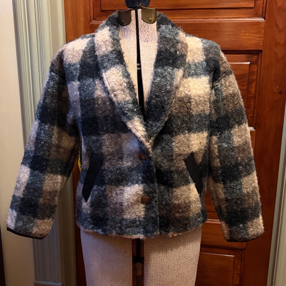 Knox Rose Faux Fur Teddy Jacket size small